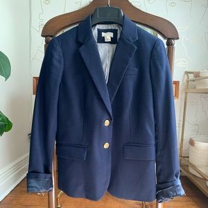 J. Crew Factory women’s navy blue blazer size 00